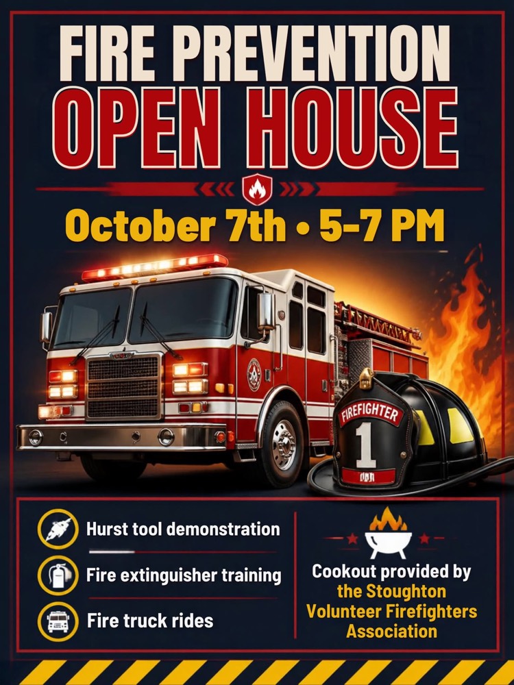 Fire Prevention Open House event flyer